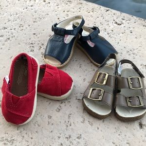 Bundle of 3 infant/toddler sandals - alpargata